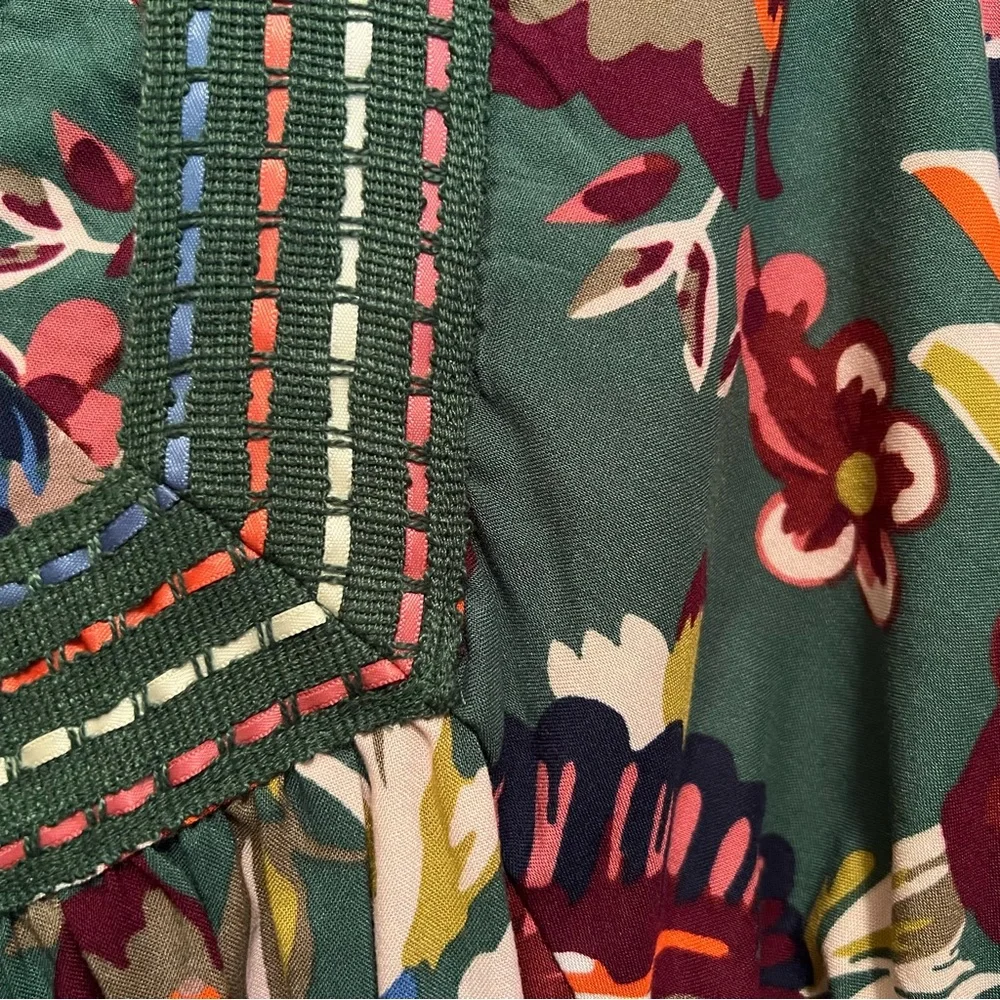 Style & Co for Macy’s Plus-Size Crochet-Trimmed Top in Bloom Green. NWT Perfect - Picture 8 of 16